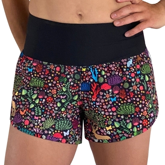Shredly Tina Print Athletic Short 2XL NWT - Picture 4 of 11